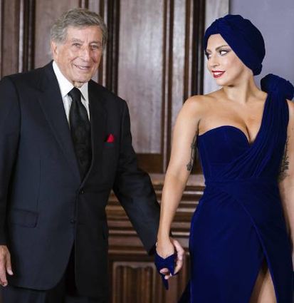 Tony Bennett sang 2014 erstmals mit Lady Gaga im Duett.