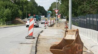 Noch nicht viel zu sehen, aber im Plan: In Heppenheim wird die L3120 zwischen der Kernstadt und dem Stadtteil Erbach erneuert.