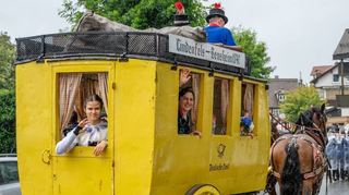Normalerweise steht die Postkutsche, die einst Gäste von Bensheim nach Lindenfels brachte, im Heimatmuseum. Doch beim Festzug kommt sie nochmal zum Einsatz.