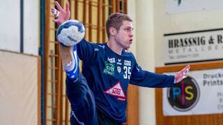 Joel Birlehm ist einer der drei Löwen-Keeper.