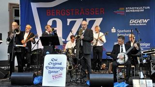 Die Original Blütenweg Jazzer beim Bergsträßer Jazz-Festival
