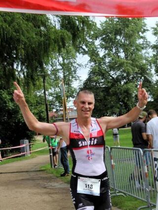 18. Triathlon in Lorsch
M55-Sieger: Ralf Fabian von der SSG Bensheim gewann seine Altersklasse in 1:07:05 h.