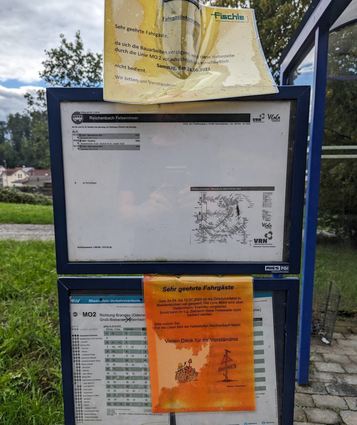 Die Bauarbeiten auf der B 47 in Wilmshausen haben auch Auswirkungen auf die Busverbindungen in Lautertalund Lindenfels.