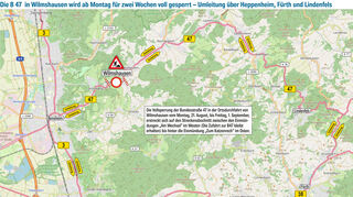 Vollsperrung B 47