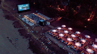 Das Festival des deutschen Films bringt die Parkinsel zum Leuchten.