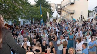 Der Hallenbad-Platz wurde am Wochenende beim Sommer-Open-Air einmal mehr zum Festivalgelände.