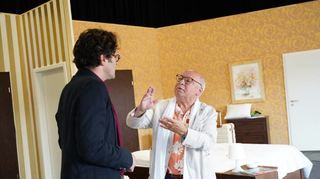 Lorsch, Probe Festspiele Heppenheim, "Otello darf nicht platzen", 28.06.2023; Foto: Thomas Zelinger