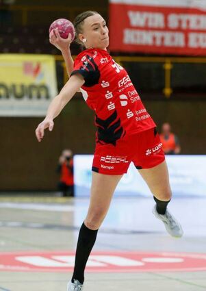 Lilli Holste ist derzeit verletzt, sie will aber schon bald wieder ins Flames-Training einsteigen.