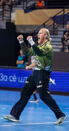 Insbesondere in der ersten Halbzeit machte Torwart Mikael Appelgren ein richtig starkes Spiel in Skopje.