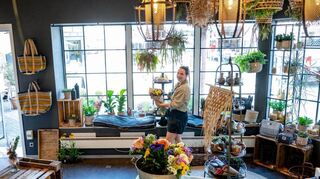 PR Neueröffnung Blumenladen JUBA in Bensheim in den alten Räumen des Regionalen Regals, Hauptstraße 68, 

,, Bild: Thomas Neu