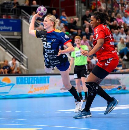 Viel Verantwortung trug im Flames-Angriffsspiel im Supercup Rückkehrerin Kim Naidzinavicius.