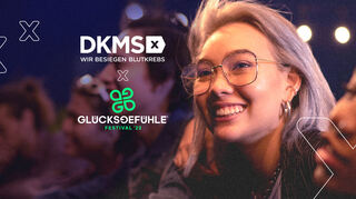 DKMS wird beim Glücksgefühle-Festival in Hockenheim dabei sein
