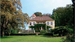 Das Bild zeigt die Villa im Goldschmidtpark.