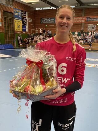 Flames-Keeperin Helen van Beurden wurde als beste Spielerin des Spiels ausgezeichnet.