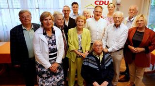 Die Bensheimer CDU ehrte im Hotel Felix verdiente Mitglieder.