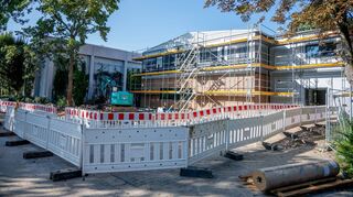 Das Starkenburg-Gymnasium in Heppenheim erhielt einen Erweiterungsbau in Modulbauweise.