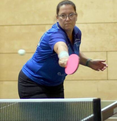 Einen tollen Einstand feierte Nicole Baumann beim TTC 2010.