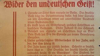 Aufruf der Deutschen Studentenschaft zur Bücherverbrennung.