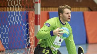 Gute Zusammenarbeit mit der Defensive: Rohrheims Torwart Alexander Wägerle glänzte gegen Heppenheim mit einer Abwehrquote von 60 Prozent.