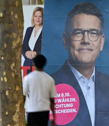 Boris Rhein (CDU) hat keinen Amtsbonus, er profitiert davon, dass die Hessen seine Herausfordererin Nancy Faeser (SPD) noch schlechter beurteilen.