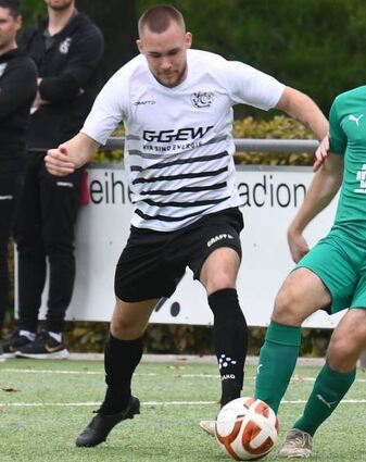 Justin Daum traf zum 2:0 für den FC 07, am Ende hieß es in Derby gegen Auer-bach aber 2:3.