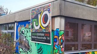 Das Jugendzentrum Oase in der Weiherhausstraße bekam bei einer Umfrage der Stadtverwaltung gute Noten – rund ein Drittel der Befragten kennen die Einrichtung allerdings gar nicht.