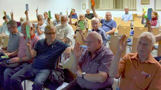 Dem Infoabend schloss sich die Jahreshauptversammlung des Vereins „Mensch vor Verkehr“ im Lorscher Feuerwehrgerätehaus an. Der Vorstand wurde einstimmig entlastet.