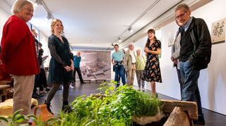 Ein Kräutergarten war wichtig, wenn man Krankheiten behandeln wollte. Ein Beet ist auch in der Ausstellung „Schimmel, Schafsmist, Schwalbennest“ zu sehen.