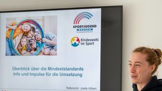 Auch das „Kindeswohl im Sport“ mit Referentin Joelle Hilbert war Thema bei der Großveranstaltung des Sportkreises Bergstraße.