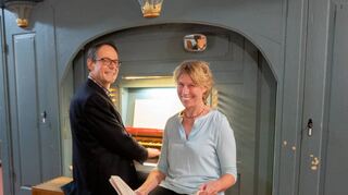 Eva Dreizler und Jens Braun präsentierten an der Auerbacher Bergkirche ein facettenreiches Orgelkonzert.