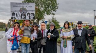 Die Akteure des Scheunen Theaters präsentierten sich als Legenden.