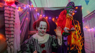 Clown Pennywise in Auerbach.