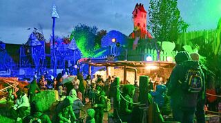 Auf den Drachenbergen wurde ein Halloweenfest für die ganze Familie gefeiert.