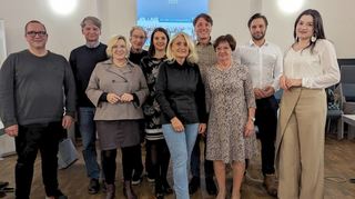 Der CDU-Vorstand (v.l.): Guido Kapaun (Beisitzer), Michael Knecht (Beisitzer), MdL Birgit Heitland, Reinhold Geierhaas (Beisitzer), Patrizia Germann (stellvertretende Vorsitzende), Sigrid Wendel (Beisitzerin), Sebastian Clever (Vorsitzender), Ingrid Germann (Mitgliederbeauftragte), Sascha Lisson (Schatzmeister) und Julia Raab (Schriftführerin).