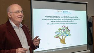 Auf Einladung der Bürgerhilfe stellte Gerhard Vetter die Ziele des Vereins Wohnvision Bergstraße vor.