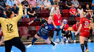 Leonie Kockel (hier beim Supercup 2023) verlässt die Flames zum Ende des Jahres.