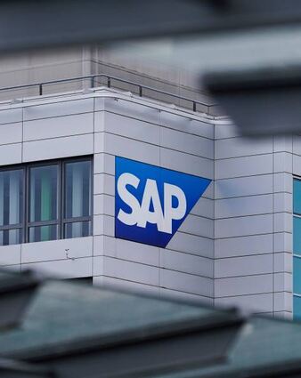 Ein Firmengebäude am SAP-Stammsitz Walldorf.