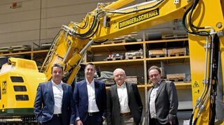 Das Management von Diringer &amp; Scheidel (von links): Tobias Volckmann, Achim Ihrig, Heinz Scheidel und Karlheinz Heffner.