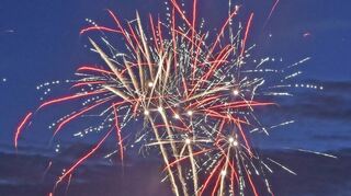 In Heppenheim wurde besonders viel Feinstaub durch Feuerwerk gemessen.