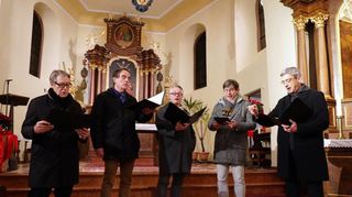 Der Gottesdienst mit der Bensheimer Gregorianik-Schola in der katholischen Kirche in Lindenfels im Dezember 2023 zählte zu einer der persönlichen Höhepunkte von Bürgermeister Michael Helbig.