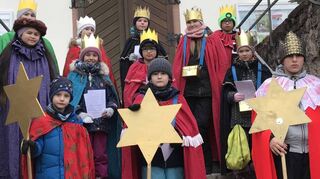 Sternsinger der Gemeinde St. Petrus und Paulus waren in Lindenfels und Gadernheim unterwegs.