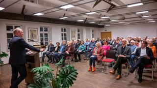 Beim CDU-Neujahrsempfang im Diefenbachsaal des Bunten Löwen hielt Staatssekretär Uwe Becker die Festrede.