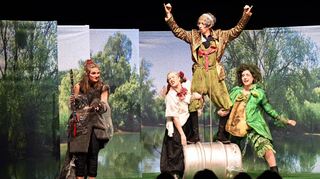 Das zauberhafte Tiermärchen „Der fabelhafte Kröterich“ wurde im Parktheater aufgeführt.