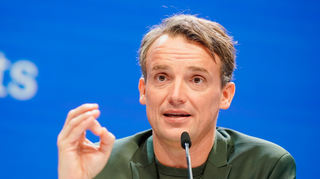 SAP-Vorstandssprecher Christian Klein während der jüngsten Bilanzpressekonferenz in Walldorf.
