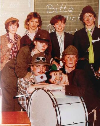 Die „Wielmeis“ im Jahr 1985 mit dem Beitrag „Das kann doch nur Einhausen sein“ und Jacky Degen.