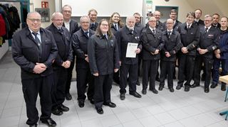 Bei der Mitgliederversammlung der Feuerwehr Hochstädten standen Vorstandswahlen, Ehrungen und eine Beförderung auf der Tagesordnung.