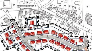 24 Bauplätze umfasst die Planung für den Hofacker. Beim Ortstermin des Bauausschusses war das Interesse groß.