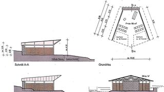 So sieht die aktuelle Planung für die Trauerhalle auf dem Friedhof Knoden-Schannenbach aus. 155 000 Euro würde das Bauwerk kosten, das bei Beerdigungen einen Wetterschutz bieten soll, aber auch den Besuchern eine Rastmöglichkeit.