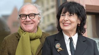 Der österreichische Schriftsteller Michael Köhlmeier uns seine Ehefrau und Kollegin Monika Helfer.