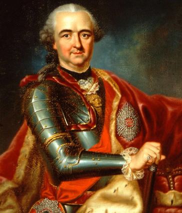 Kurfürst Carl Theodor von der Pfalz auf einem Gemälde von Heinrich Carl Brandt um 1791.